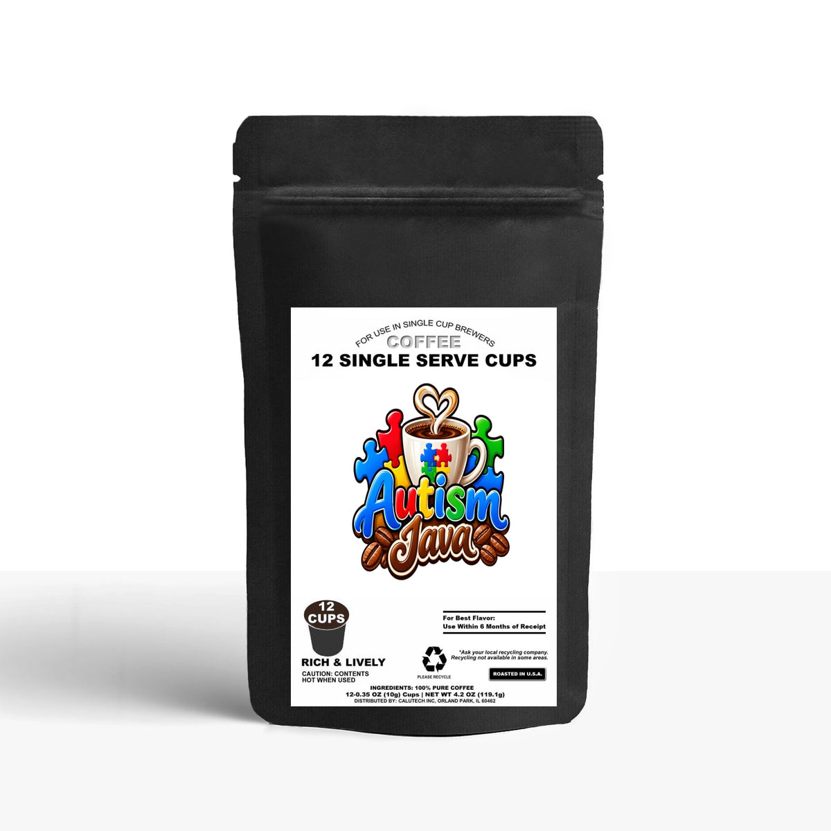 12 Pack Single Serve Coffee Capsules